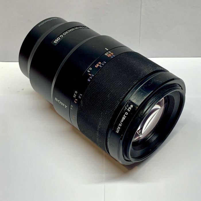 SONY SEL90M28G Macro G OSS FE 90mm f2.8 Obiektyw uszkodzony KOMPLET