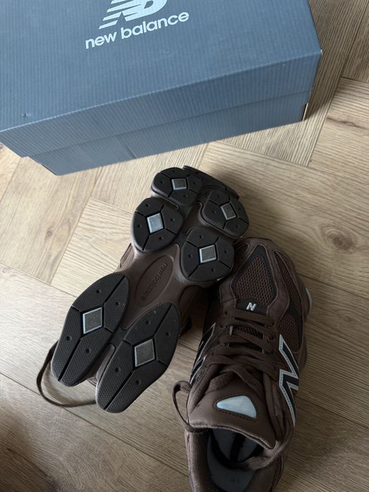 new balance nb 9060 brazowe niebieskie brown ice