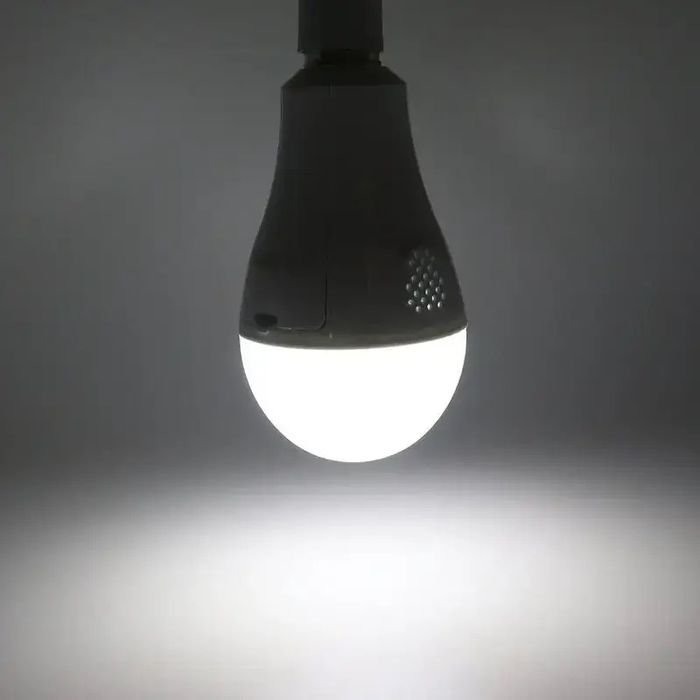 LED Лампочка з 2 акумуляторами 20w E27 ліхтар лампа аварійна фонарик