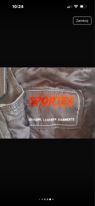 Sportex skórzane ogrodniczki rozmiar M