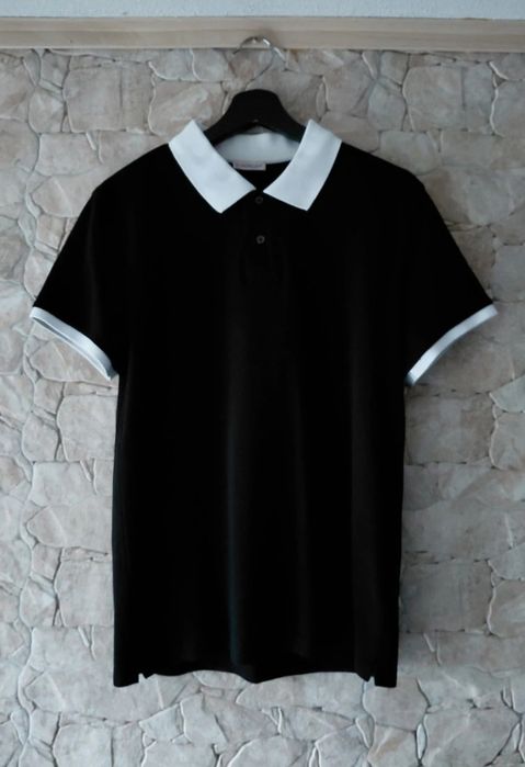 Moncler koszulka męska z bawełny z krótkimi rękawami L