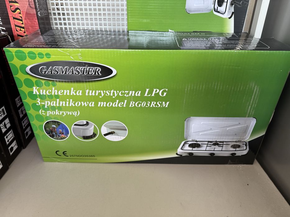 Kuchenka gazowa 3 palnikowa PRZENOŚNA GASMASTER Gwarancja.