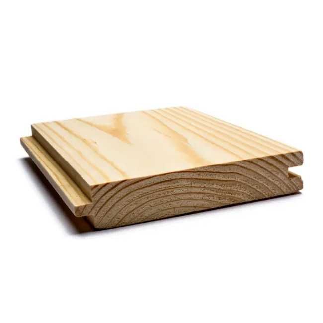 Soalho em Pinho Nórdico Macho-Fêmea