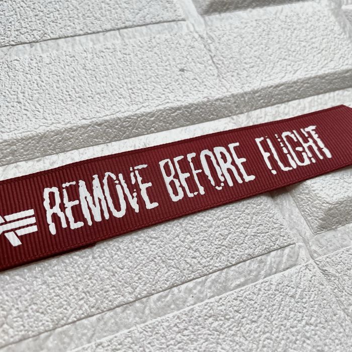 ‼️ALPHA INDUSTRIES‼️U.S.A. оригінальна лента/ленточка/брелок/лєнта