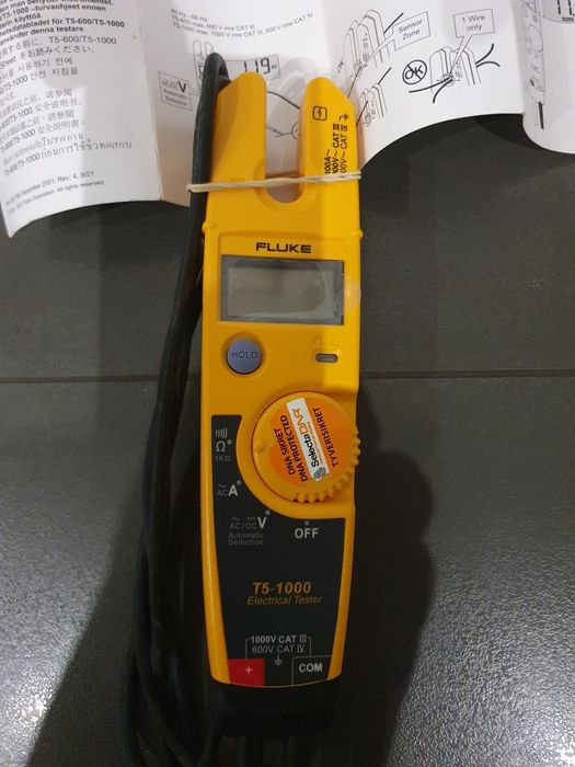 FLUKE  T5-1000 Miernik Cegowy Tester z otwartymi cegami ,ciągłości