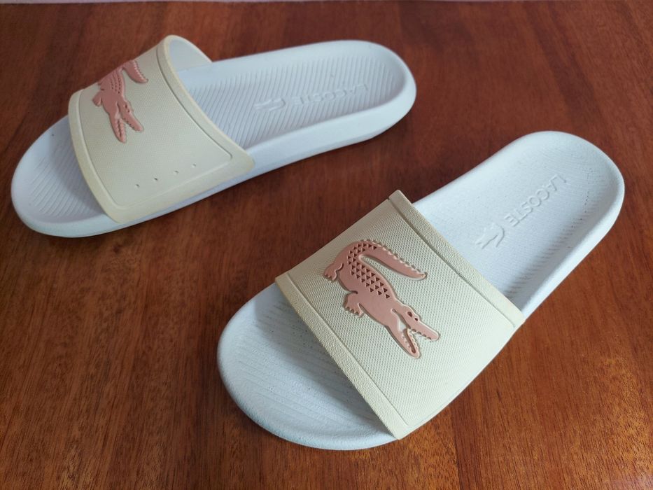 Тапки шлепанцы  фірми lacoste оригінал 

Стан хороший 

Розмір: