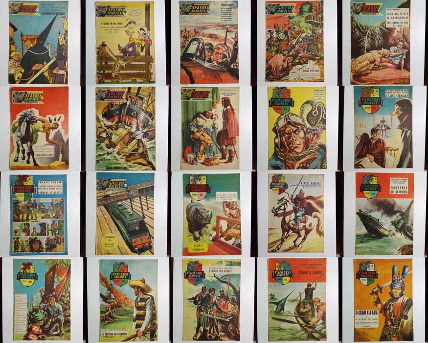 Livros Revistas Cavaleiro Andante Vários Números e Anos