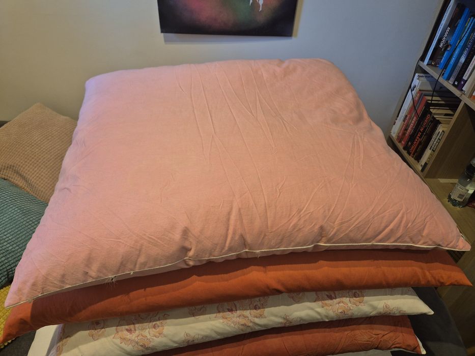 Zestaw trzech puszystych poduszek PUCHOWYCH – Naturalne i Miękkie!