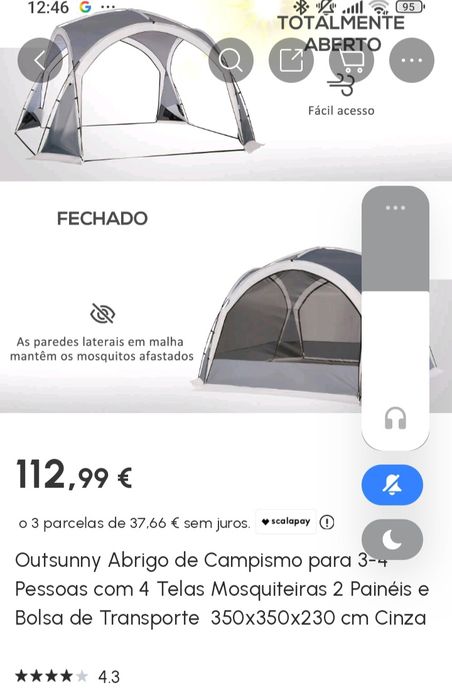 Tenda/Sala de campismo