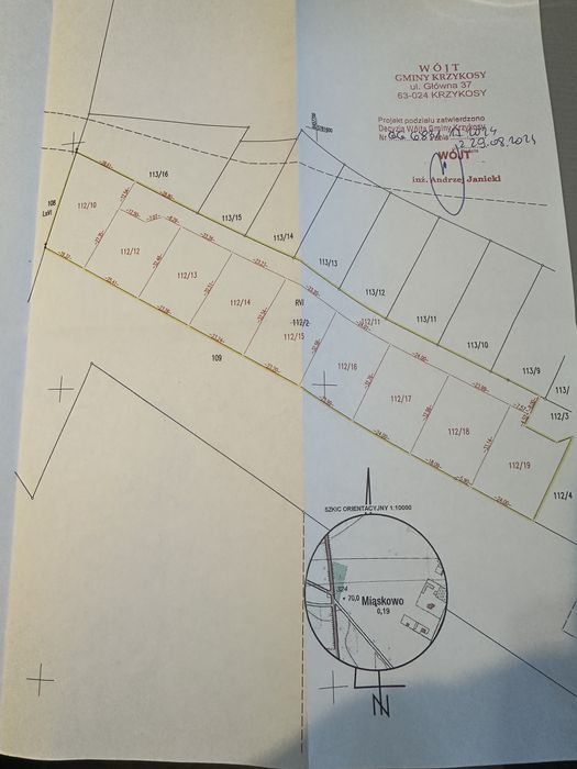 Dzialki budowlane Miąskowo