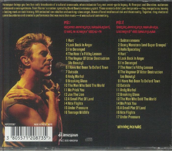 Nine Inch Nails + David Bowie - Live '95 2CD [EU]