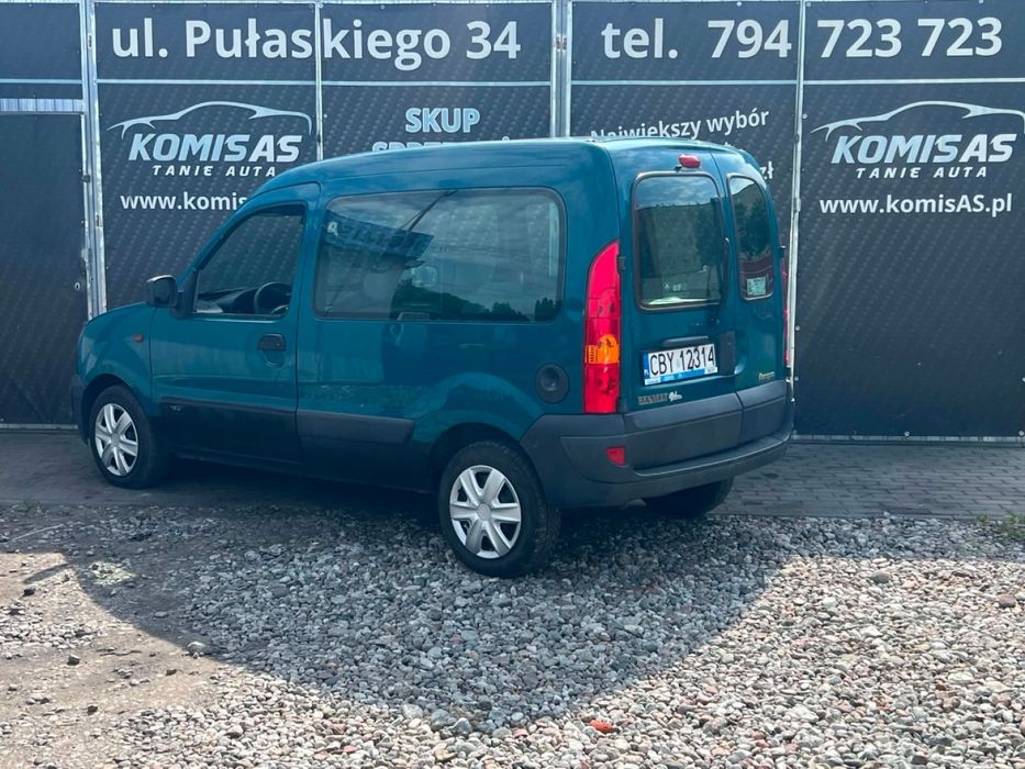 Renault Kangoo 1.2 benzyna • Sprawna Klima • Elektryka szyb • Bydgoszcz