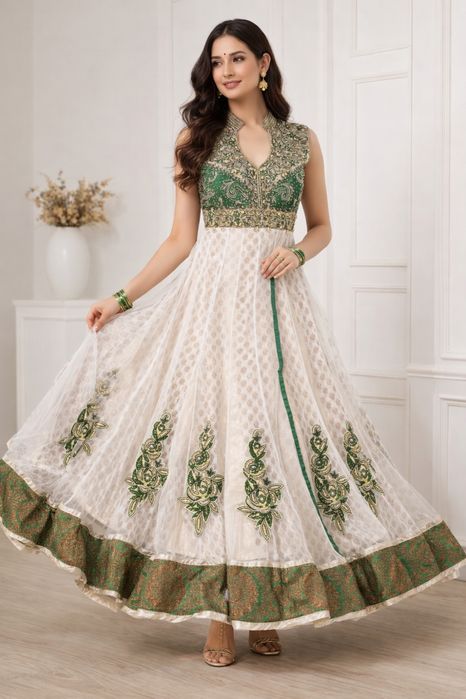 Sukienka Y2K Bollywood Anarkali dress Glamour 34 XXS