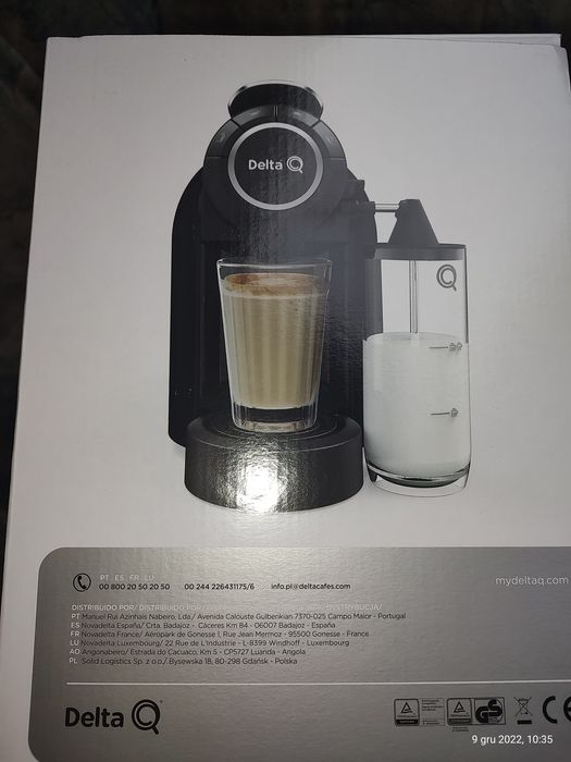 Delta Q Qool Milk Evolution- Gliwice 
Zużycie: Kapsułki Delta Q