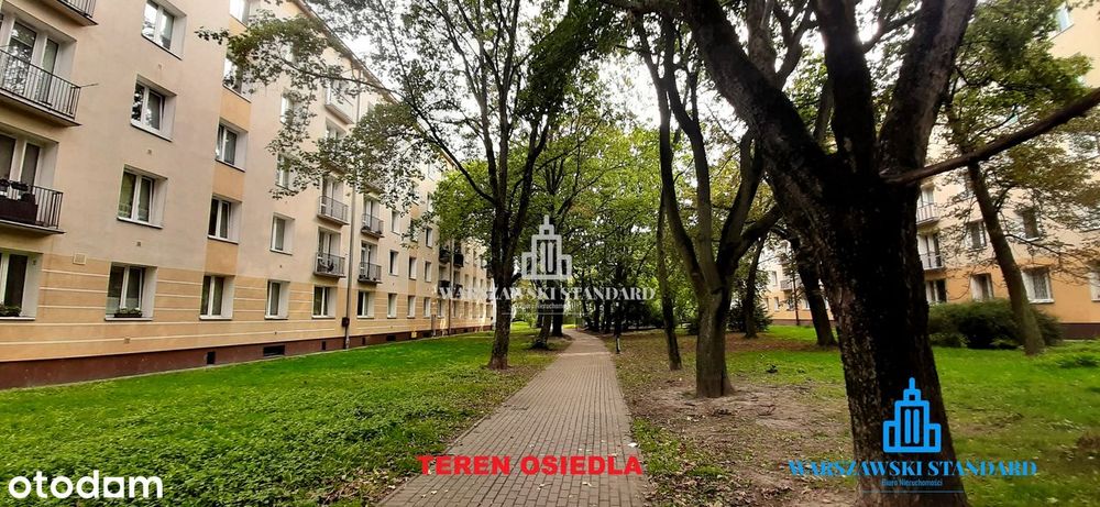 Wygodne jednopokojowe mieszkanie na zielonym mokotowskim osiedlu