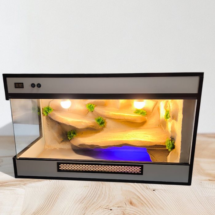 Terrarium meblowe dla gekona lamparciego węża agamy stepowe