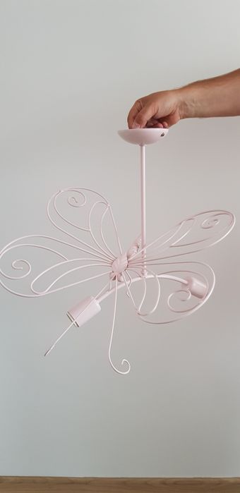 Żyrandol lampa motyl