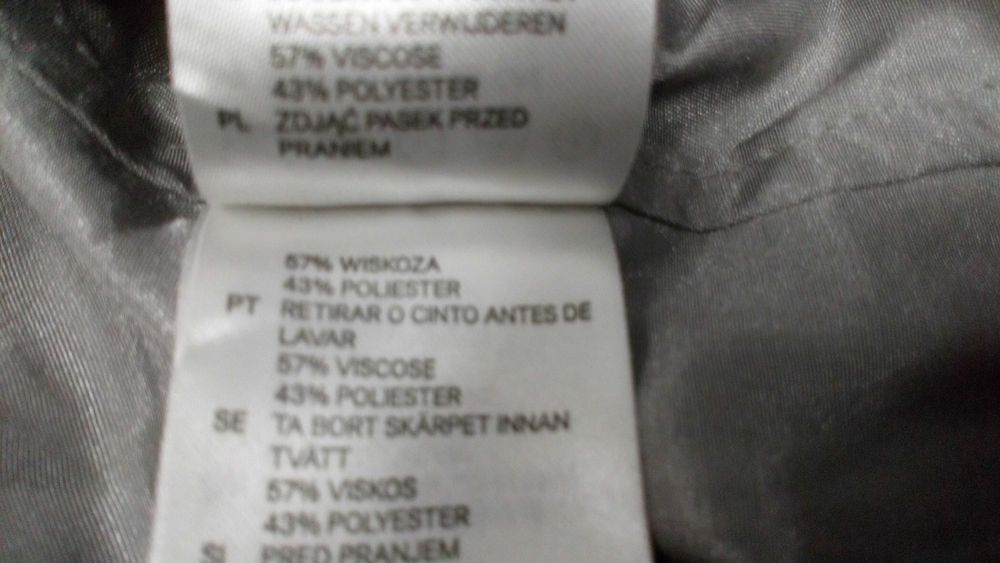 Koszula damska szara H&M, rozmiar 38, długa, używana