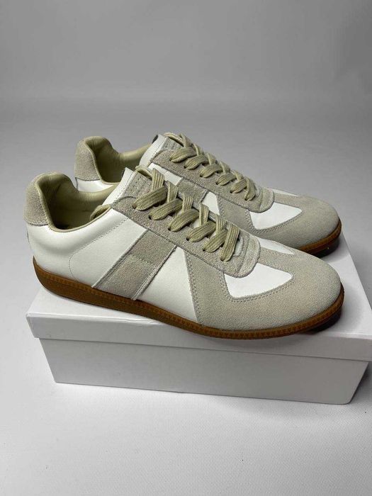 Maison Margiela Replica Gats кеди сірі кросівки кеды серые кроссовки