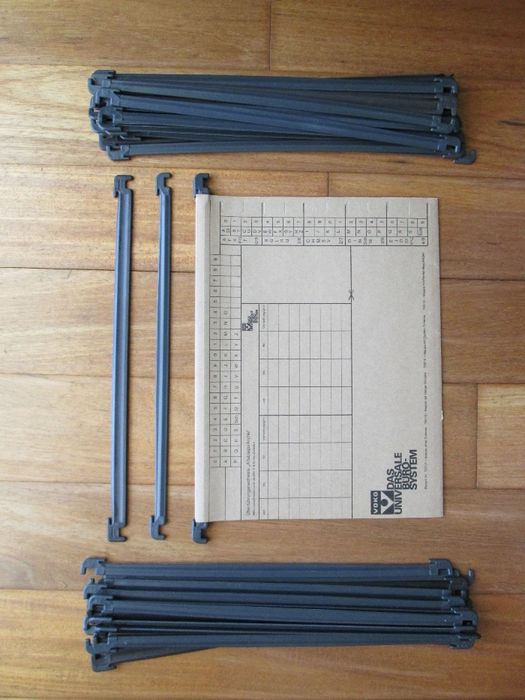 Varetas Plástico para Bolsas Arquivo Suspensas