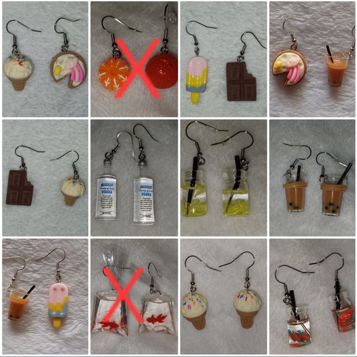 Brincos divertidos. Novos. 2,25€ cada