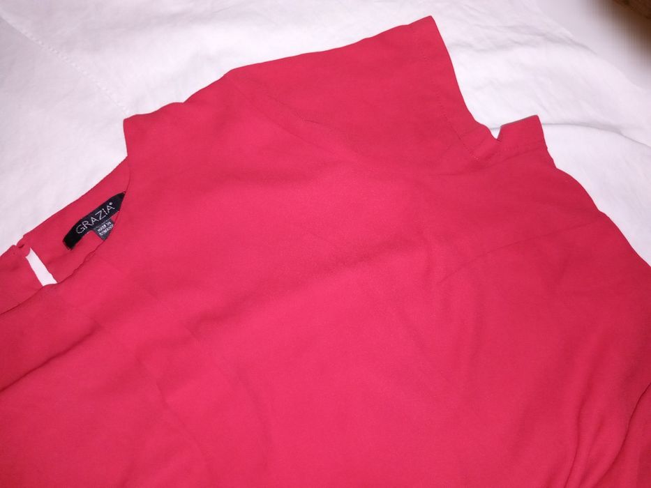 Блуза-сукня вільного крою шовкова для пишних жіночок р. 66