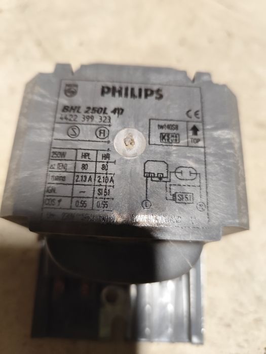 Statecznik do lamp Philips BHL 250l