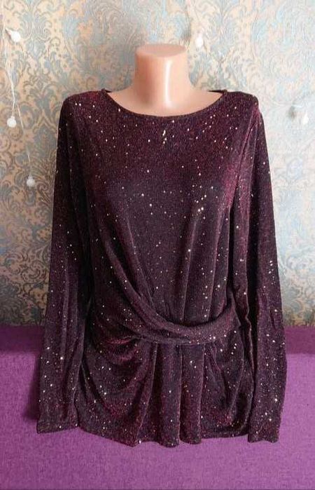 Красивая нарядная блуза большой размер батал 50 /52 блузка