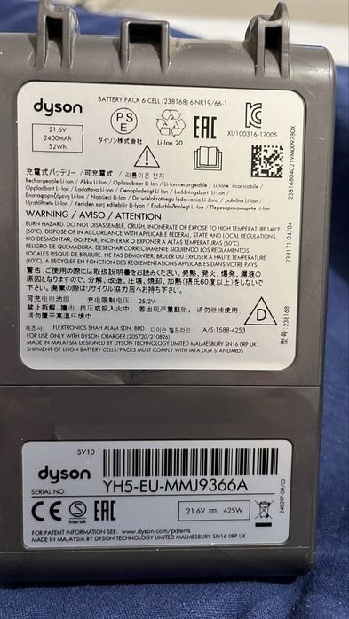 Б/у аккумулятор для Dyson V8 (SV10)