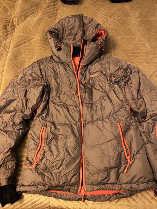 Kurtka puchowa damska ocieplana odblaskową bergans