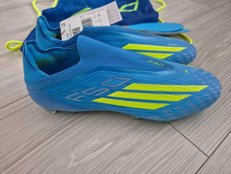 Profesjonalne korki adidas F50 Elite LL FG Ice Cold Precision JR6461 rozmiar 43 1/3