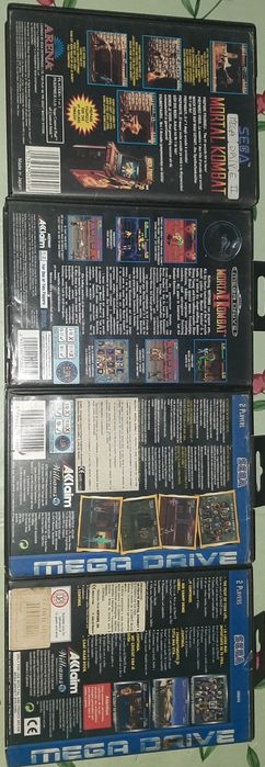 Colecção Mortal Kombat para Mega Drive MK 1, MK 2,MK 3, Ultimate MK 3