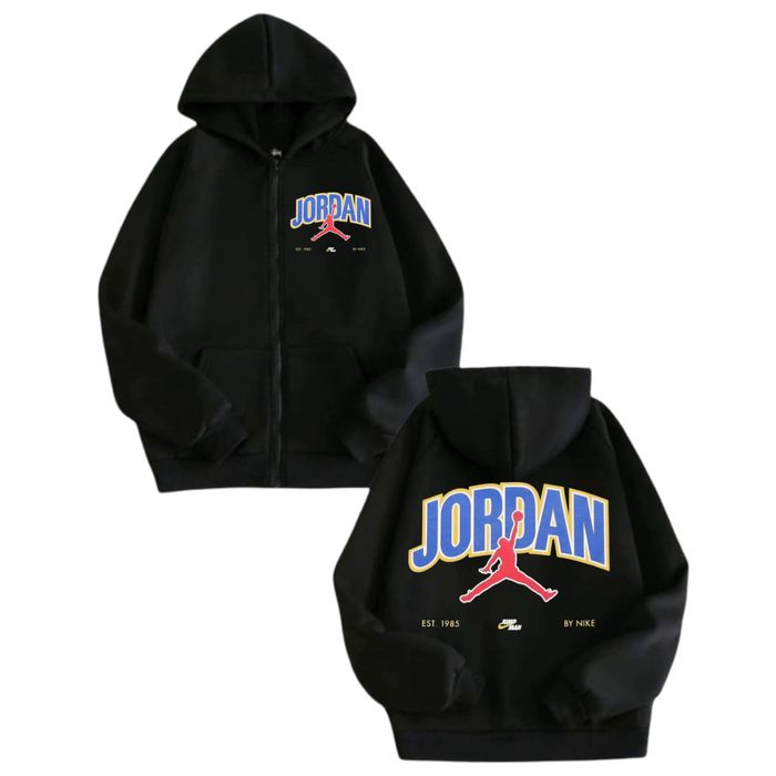 Зип-Худи Jordan Air Nike Logo унисекс Джордан найк толстовка кофта