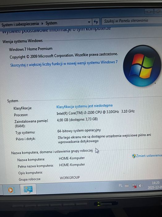 Komputer plus monitor