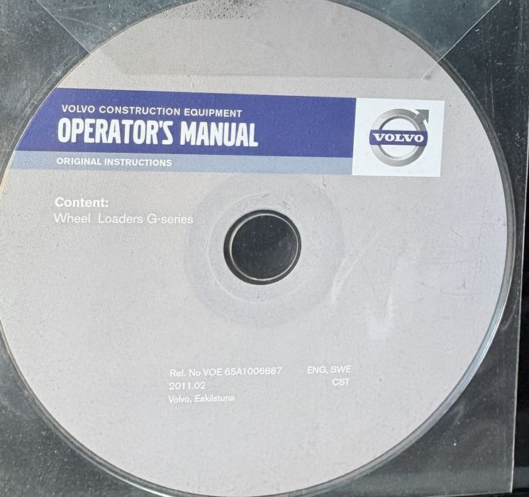 Instrukca obslugi (DTR Operators Manual) ładowarka Volvo seri G