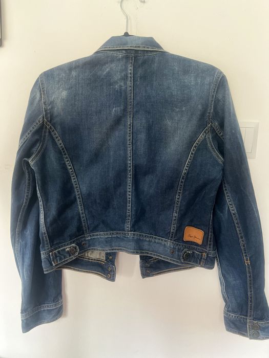 Pepe jeans M niebieska katana granat jeansowa damska