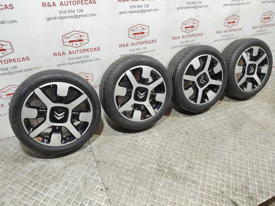 Conjunto Jantes R17 Citroen C4 Cactus de 2014 a 2018 Original