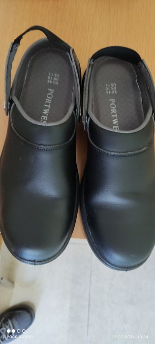 Sapatos de Cozinheiro com biqueira de aço