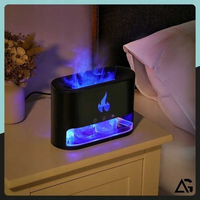 Nawilżacz Powietrza Kominek z Efektem Żywego Ognia LED NOWY