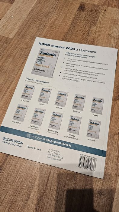 Zadania z odpowiedziami informatyka zakres rozszerzony operon