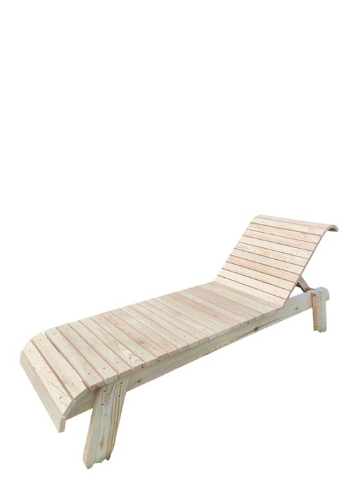 Drewniany Leżak ogrodowy