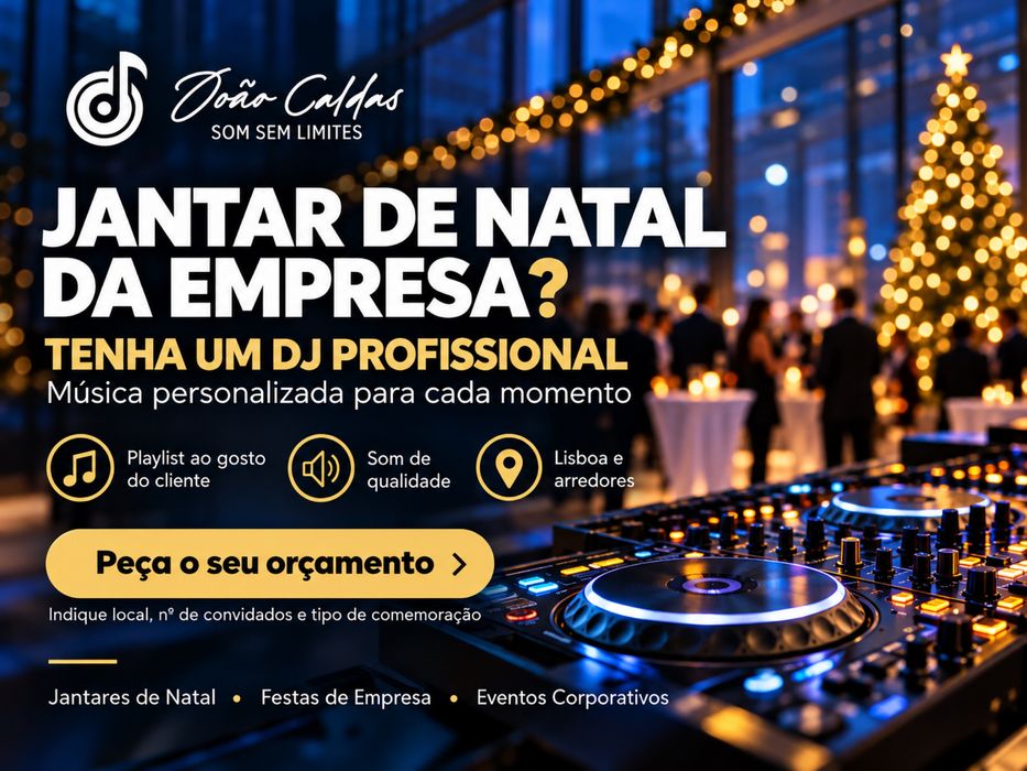 Serviço de DJ, Casamentos & Eventos Corporativos — Lisboa