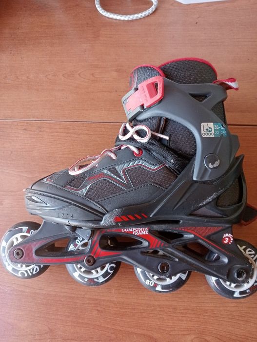 Patins em linha 35-38 mais proteções