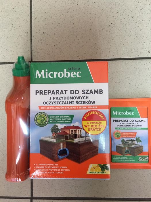 Засіб для вигрібних ям . Мікробек . Бактеріі . Біопрепарат для септика