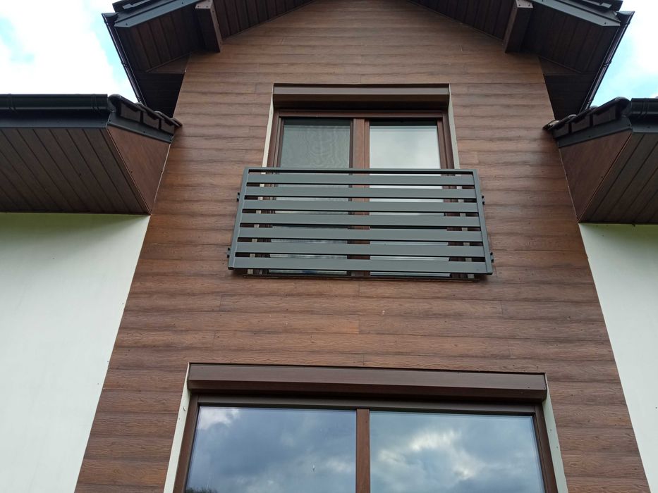 Balustrady balkonowe ze stali, ocynkowane, nierdzewne