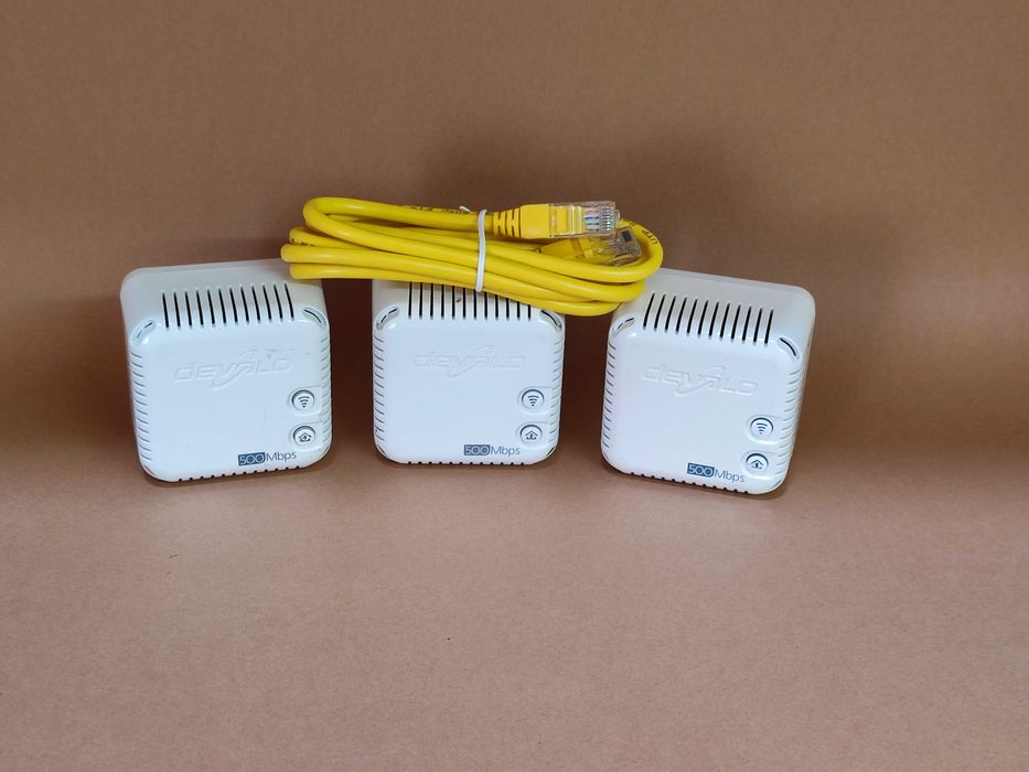 Kit 3x Devolo dLAN 500+ Wi-Fi Powerline Repetidor