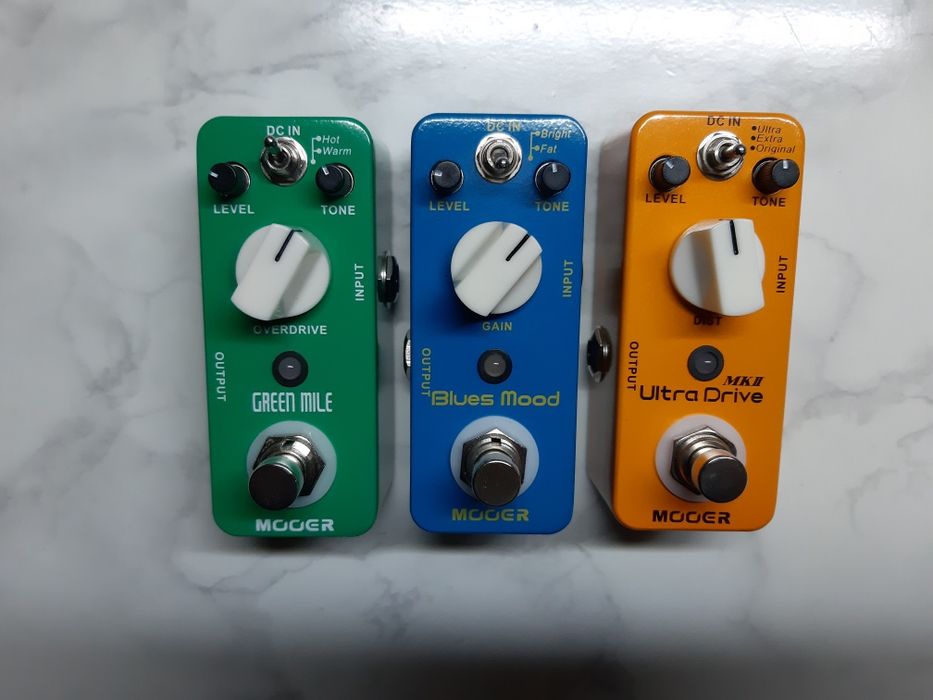 MOOER Blues mood Ultra drive MKII Yellow comp Acoustikar
