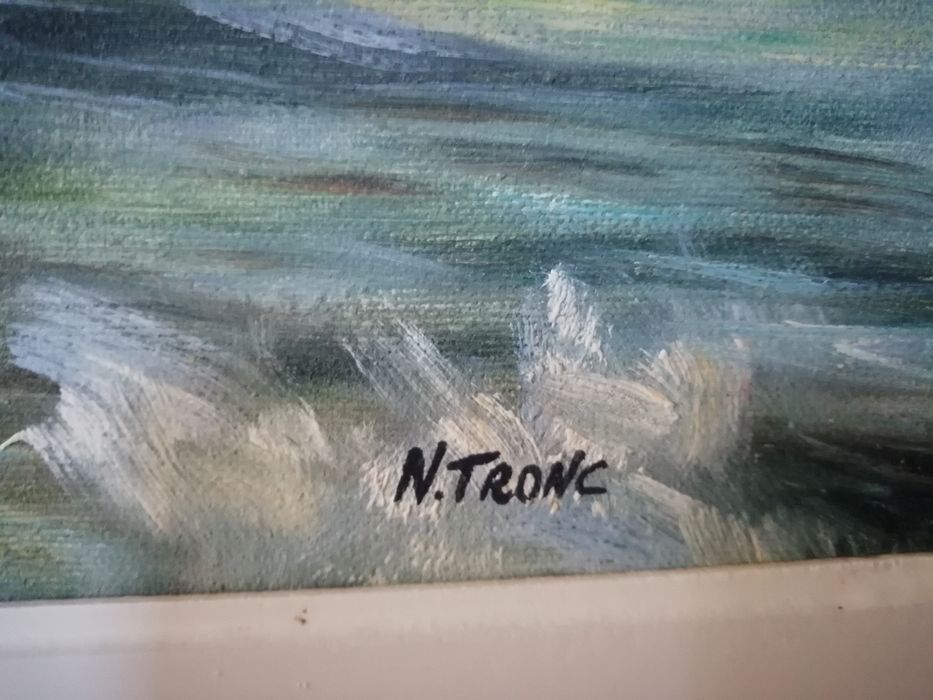 Quando Pintado Mão C Assinatura do Artista