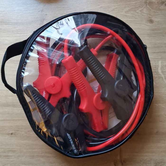 Dunlop kable przewody rozruchowe booster prostownik 2x3 m 220A