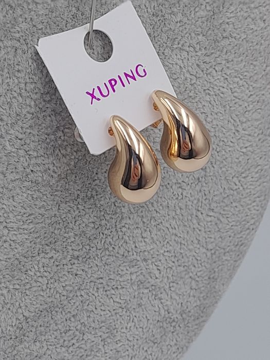 Kolczyki pozłacane 18 k Xuping łezki